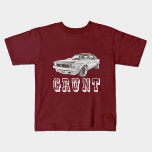 Aussie Icons - '77 LX SS Torana - GRUNT Kids T-Shirt